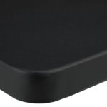 Suport de haine din otel si lemn de nuc cu 3 agatatori, dimensiuni 173 x 30 x 25 cm, negru/maro Relaxdays - imagine 8