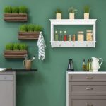 Cuier de perete cu 2 rafturi si 3 agatatoare, fabricat din MDF, dimensiuni 40 x 66 x 20 cm, Relaxdays - imagine 5