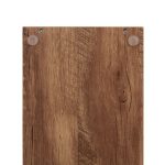 Biblioteca cu 6 rafturi, pentru dormitor, living, PAL, 190,5 x 80 x 23 cm, maro - imagine 6