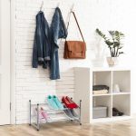 Suport cu 2 rafturi pentru pantofi, Relaxdays, dimensiuni 36 x 63 x 23 cm, capacitate pana la 10 perechi pantofi - imagine 2
