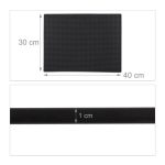 2 x Suport covoras pahare, pentru bar, PVC, 40x30 cm - imagine 4