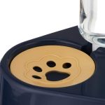 Bol dublu pentru animale cu dozator de apa, boluri detasabile, inox/plastic, 25 x 28,5 x 20 cm - imagine 7