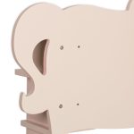 Raft pentru copii, design unicorn, cu 2 compartimente, roz, 54,5 x 66 x 13 cm - imagine 5
