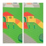 Covoras puzzle pentru copii, desing strada, 121 x 121 cm - imagine 7