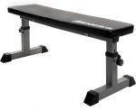 Banca de antrenament, greutate maxima 180 kg, 24 x 110 x 47 cm, negru