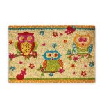Covoras intrare Relaxdays, model-20, fibre de cocos, multicolor, 60 x 40 x 1.5 cm - imagine 2