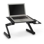 Suport pentru laptop, cu ventilator USB, reglabil pe inaltime, mousepad, 47 x 58 x 27 cm