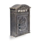 Cutie postala, stil antic, Relaxdays, maro, 44.5 x 31 x 9.5 cm