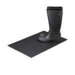 Covoras intrare Relaxdays, model-66, cauciuc, Negru, 60 x 40 x 0.5 cm - imagine 2