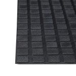 Covoras intrare Relaxdays, model-66, cauciuc, Negru, 60 x 40 x 0.5 cm - imagine 5