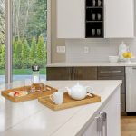Set 2 tavi servire din bambus, dimensiuni diferite, Relaxdays - imagine 3