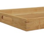 Set 2 tavi servire din bambus, dimensiuni diferite, Relaxdays - imagine 7