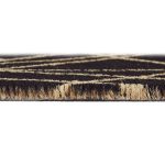 Covoras intrare Relaxdays, model-69, fibre de cocos, Negru, 60 x 40 x 1.5 cm - imagine 6