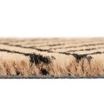 Covoras intrare Relaxdays, model-70, fibre de cocos, maro, 60 x 40 x 1.5 cm - imagine 3
