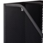 Suport pentru documente, 2 compartimente, din metal, negru, 31,5 x 14,3 x 25 cm - imagine 5