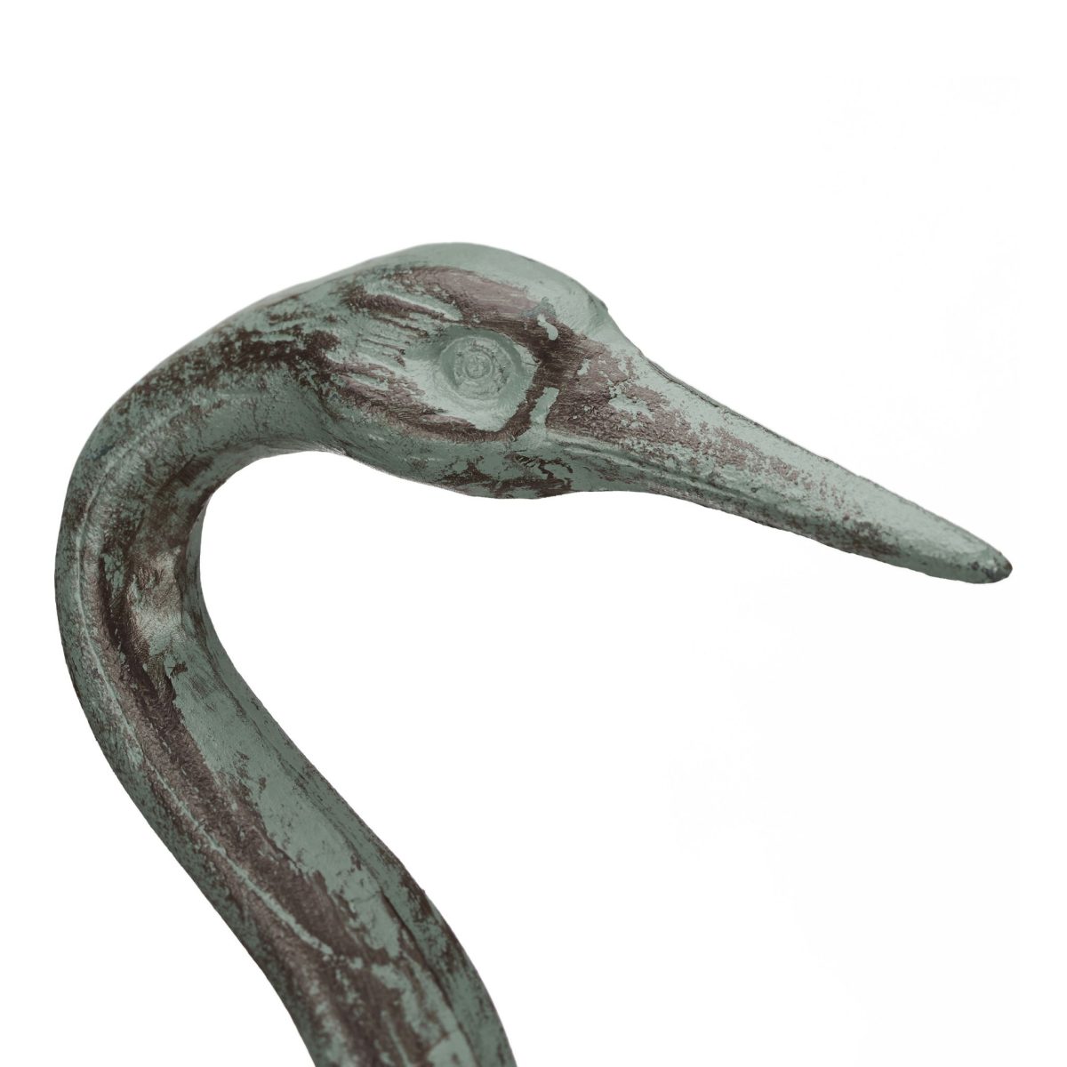 Decoratiune de gradina tip flamingo, 72 x 32 x 22 cm, gri - imagine 4