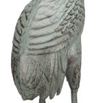 Decoratiune de gradina tip flamingo, 72 x 32 x 22 cm, gri - imagine 5