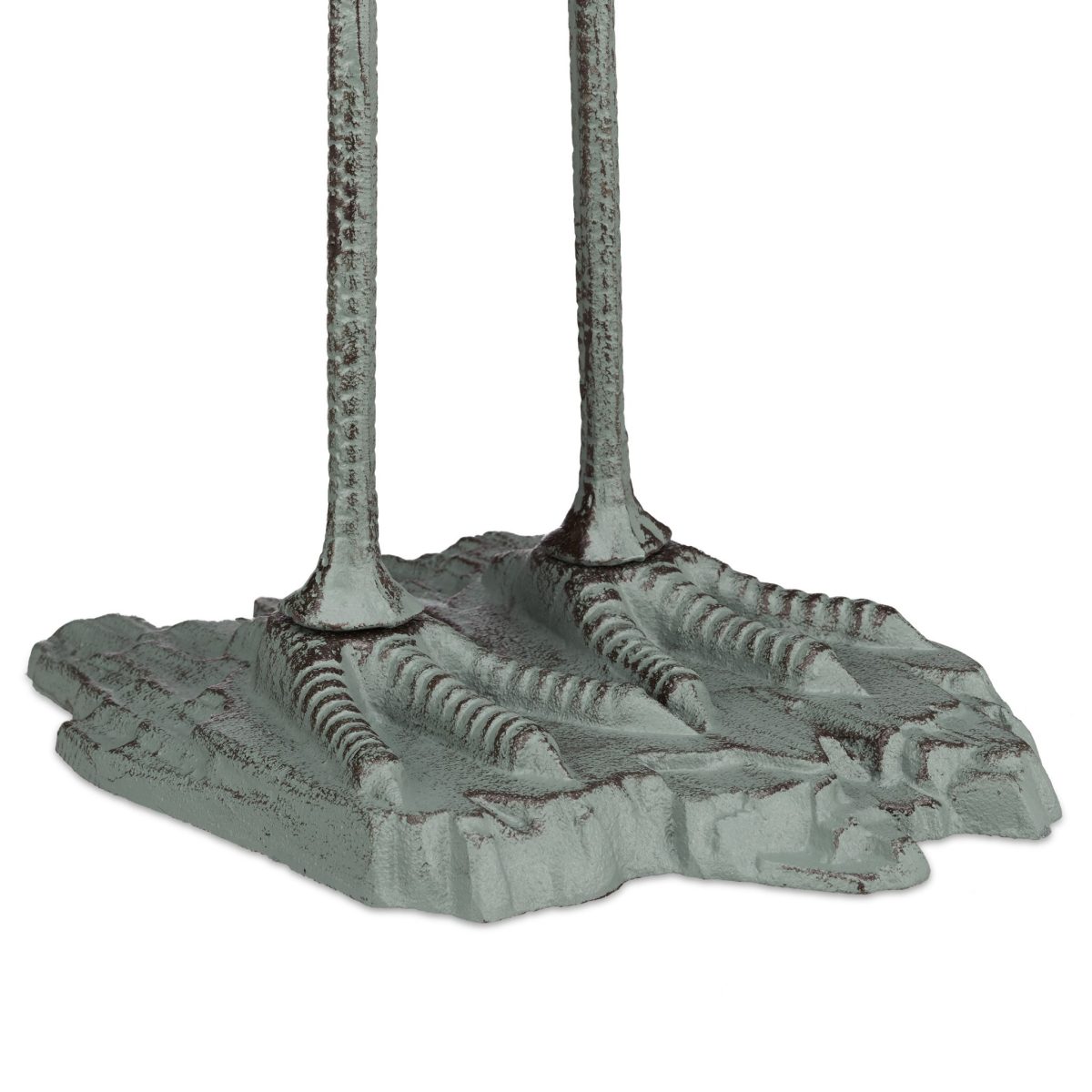 Decoratiune de gradina tip flamingo, 72 x 32 x 22 cm, gri - imagine 6