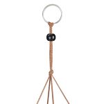Clopotel de vant cu trestii, bambus/metal, 73 x 7 x 7 cm, natur - imagine 5