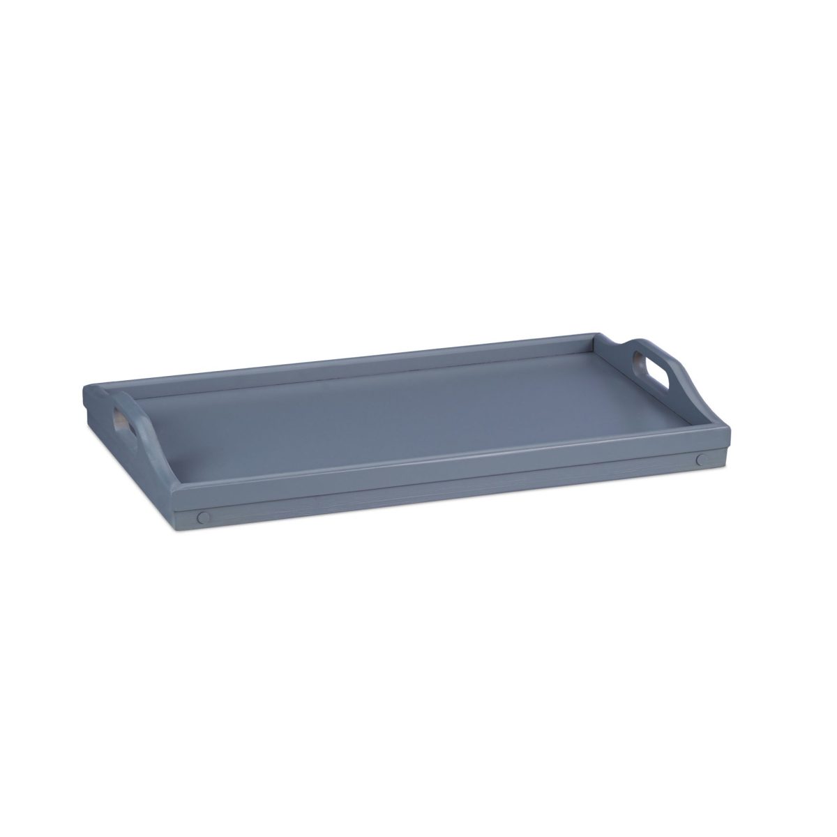 Tava servire din bambus, pliabila, dimensiuni 23 x 60,5 x 30 cm, gri, Relaxdays - imagine 9