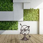 Decoratiune antica de gradina, Cadran Solar, cifre romane 1 - 8 / 6 - 12, 42 x 33,5 x 32 cm, maro - imagine 4