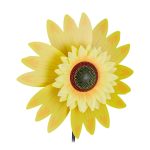 Planta artificiala, floarea soarelui, 70 cm, galben - imagine 2