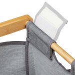 Cos de rufe din bambus, cu 2 compartimente de 30 l, cu raft pentru depozitare, Relaxdays, 73 x 64 x 33 cm - imagine 8
