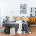 Cos de rufe oval RelaxDays, din bambus, negru, 46 l, 55 x 42 x 32 cm - imagine 3