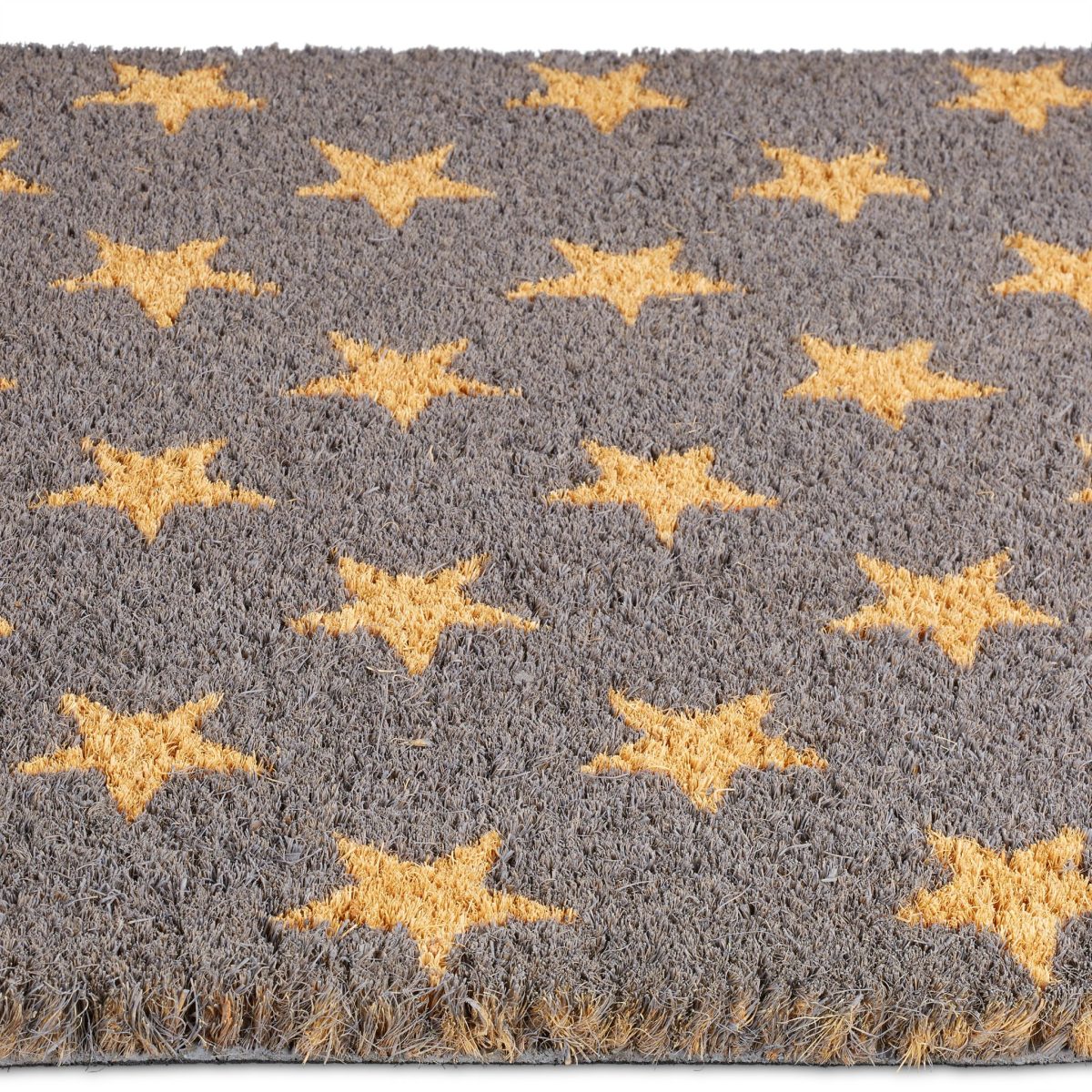 Covoras intrare Relaxdays, model-106, fibre de cocos, Gri, 60 x 40 x 1.5 cm - imagine 6