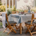 Set 4 perne pentru scaun, sistem de prindere, poliester, gri, 5 x 38 x 38 cm - imagine 2