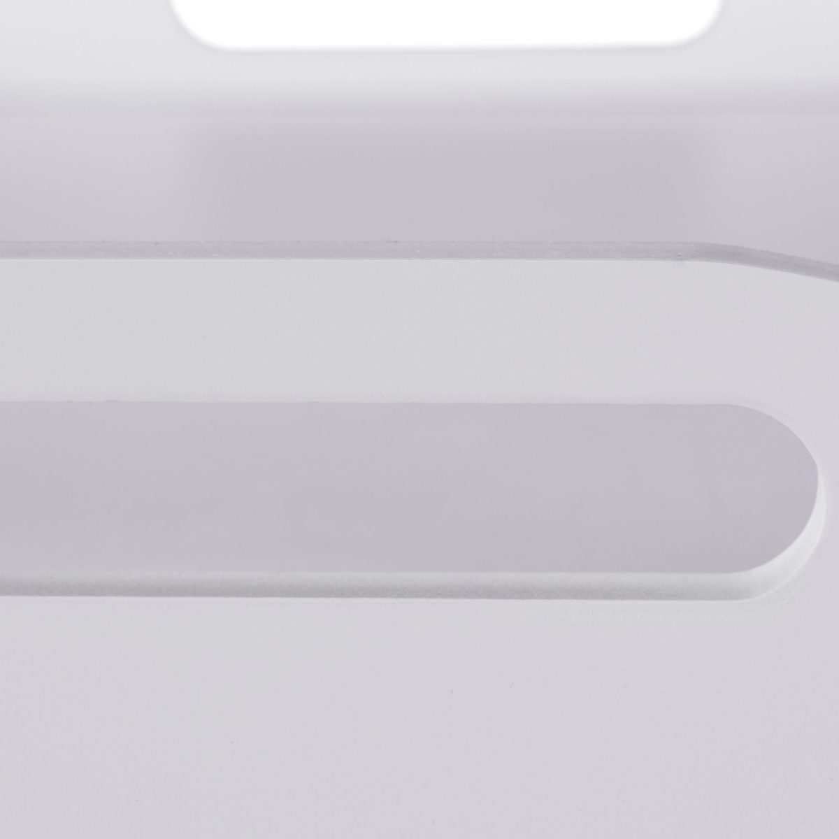 Tava servire din bambus si MDF, dimensiuni 24 x 55,5 x 30 cm, alb/maro, Relaxdays - imagine 9