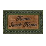 Covoras intrare, Relaxdays, model-219, cauciuc, verde, 75 x 45 x 1 cm - imagine 3