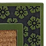 Covoras intrare, Relaxdays, model-219, cauciuc, verde, 75 x 45 x 1 cm - imagine 5