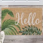 Covoras intrare Relaxdays, model-301, fibre de cocos, multicolor, 60 x 40 x 1.5 cm - imagine 2