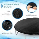 Husa trambulina, Ø305 cm, negru - imagine 5