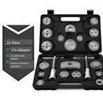 Trusa etriere pentru pistoane frana, presa, 22 piese, negru - imagine 2