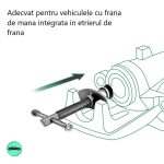 Trusa etriere pentru pistoane frana, presa, 22 piese, negru - imagine 4