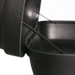 Cutie bagaje motociclete, topcase detasabil si blocabil, 58cm x 43cm x 32 cm, negru - imagine 2