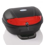 Cutie bagaje motociclete, topcase detasabil si blocabil, 58cm x 43cm x 32 cm, negru - imagine 3