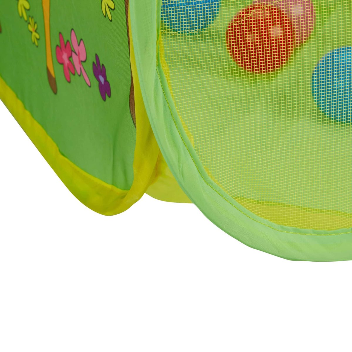 Spatiu de joaca pentru copii Relaxdays, Pop UP, 50 bile, Multicolor, 110 x 110 x 50 cm - imagine 4