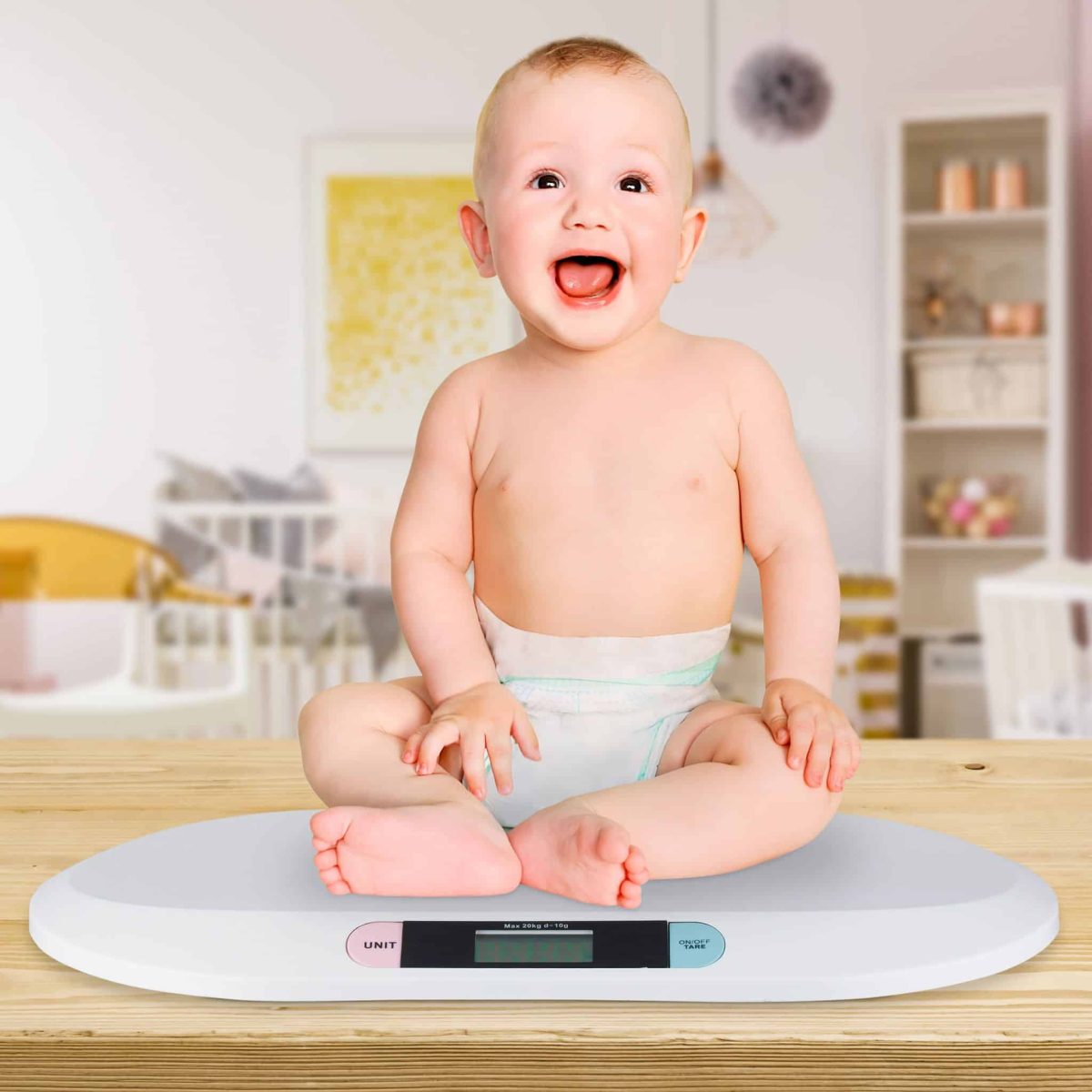 Cantar digital pentru copii/animale companie, pana la 20 kg, functie hold, Relaxdays - imagine 2