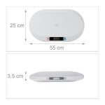 Cantar digital pentru copii/animale companie, pana la 20 kg, functie hold, Relaxdays - imagine 4