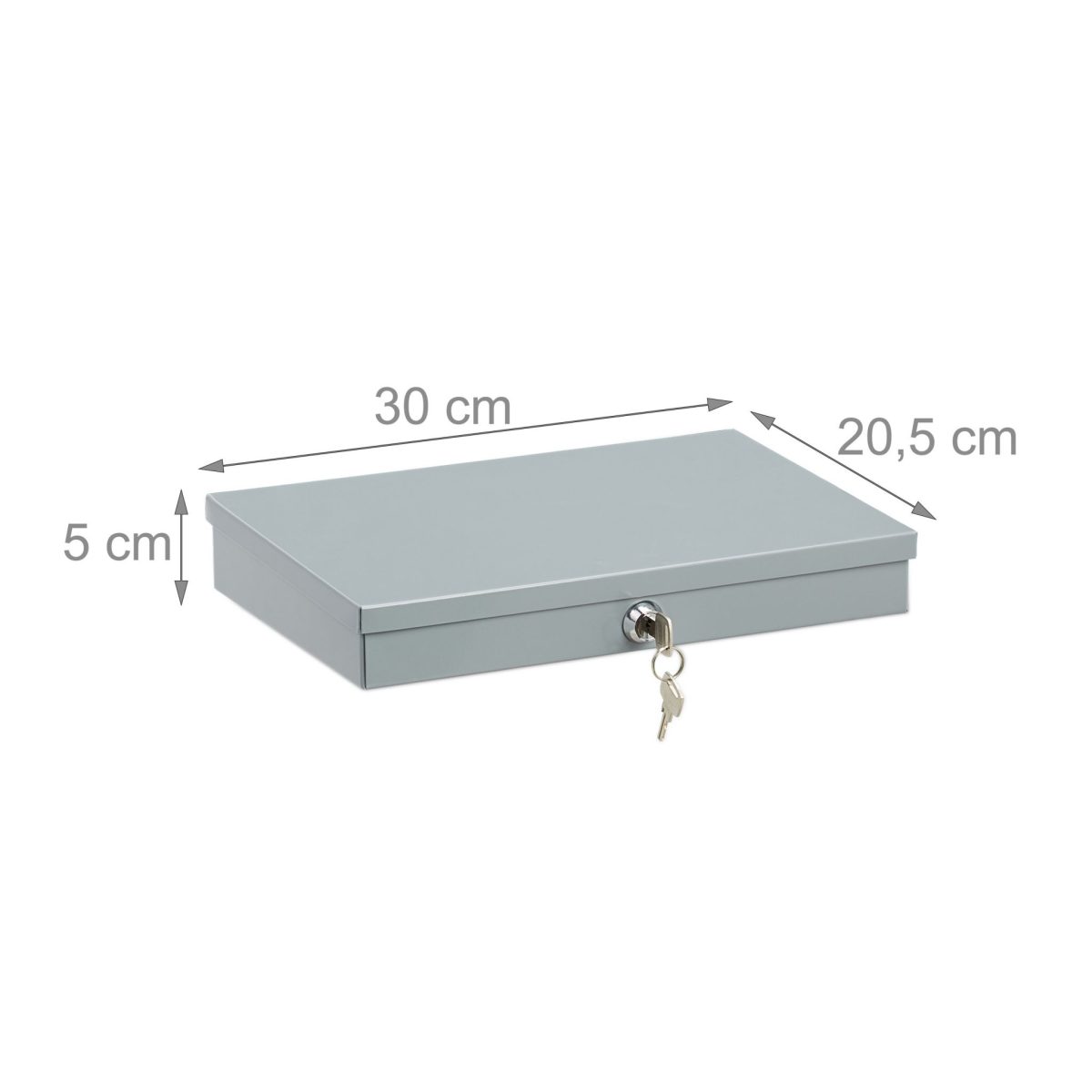 Caseta bani pentru bancnote si monede, Relaxdays, 5 x 30 x 20.5 cm - imagine 4