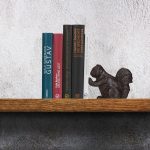 Suport opritor pentru carti, forma veverita, din fonta, 11 x 14 x 6 cm - imagine 2