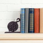 Suport opritor pentru carti, design retro, din fonta, 16 x 13 x 10 cm - imagine 2