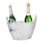 Frapiera gheata pentru vin si sampanie, transparent, plastic, 6 L