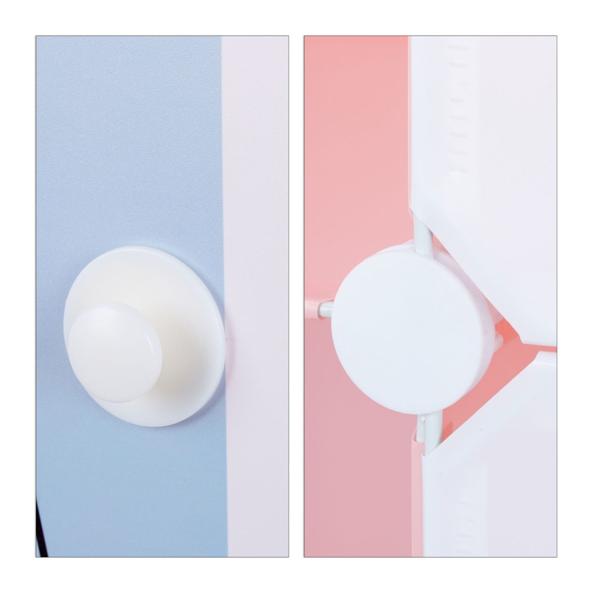 Dulap cu 12 compartimente pentru camera copiilor, sina pentru haine, plastic robust, 145 x 110 x 37,5 cm - imagine 7