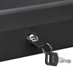 Caseta bani pentru monede si bancnote, Relaxdays, Negru, 8.5 x 30.5 x 24.5 cm - imagine 7