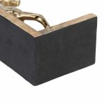 Set 2 suporturi opritoare pentru carti, forma cal, din aluminiu si MDF, 26,5 x 9 x 13 cm - imagine 6