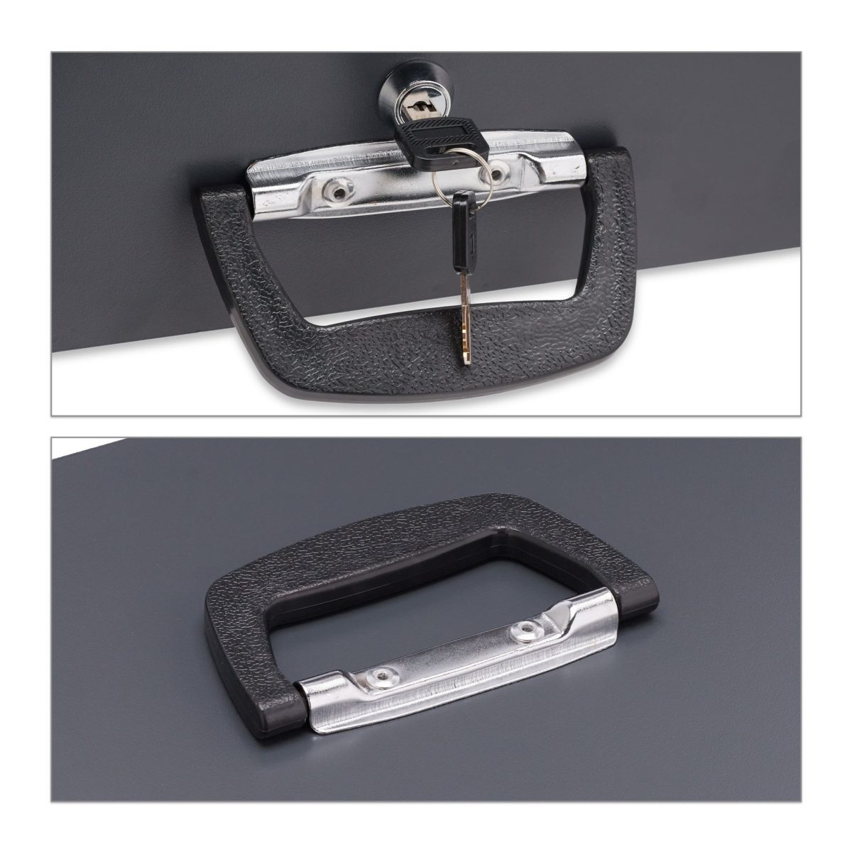Caseta bani pentru bancnote si monede, Relaxdays, 10,5 x 36 x 27,5 cm - imagine 9